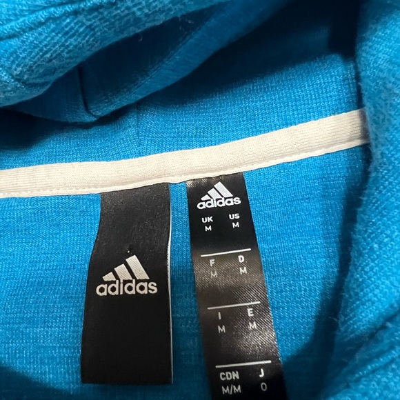 Lightly worn Adidas full zipper hoodie - Picture 2 of 3
